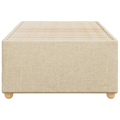 Bedframe stof crème 80x200 cm