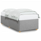 Bedframe 90x190 cm stof lichtgrijs
