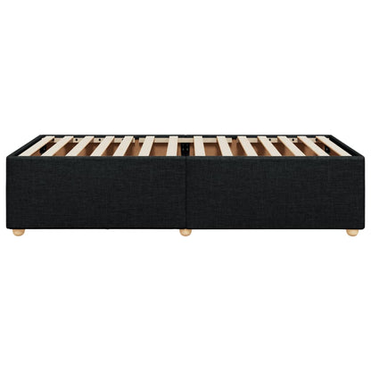 Bedframe stof zwart 90x190 cm