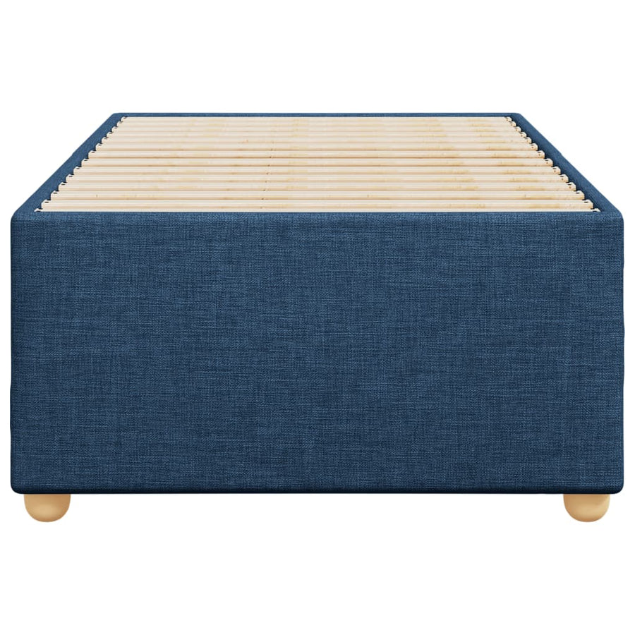 Bedframe stof blauw 90x190 cm