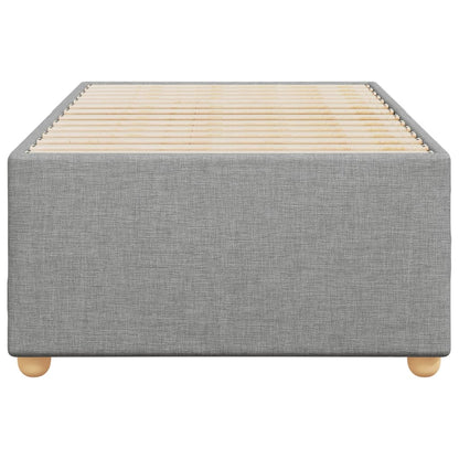 Bedframe stof lichtgrijs 90x200 cm