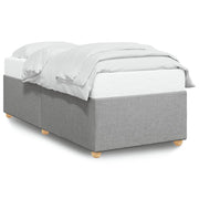 Bedframe 100x200 cm stof lichtgrijs