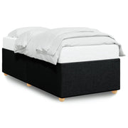 Bedframe 100x200 cm stof zwart