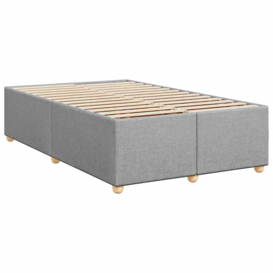 Bedframe stof lichtgrijs 120x190 cm