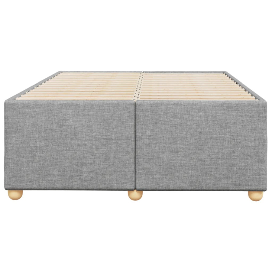 Bedframe stof lichtgrijs 120x190 cm