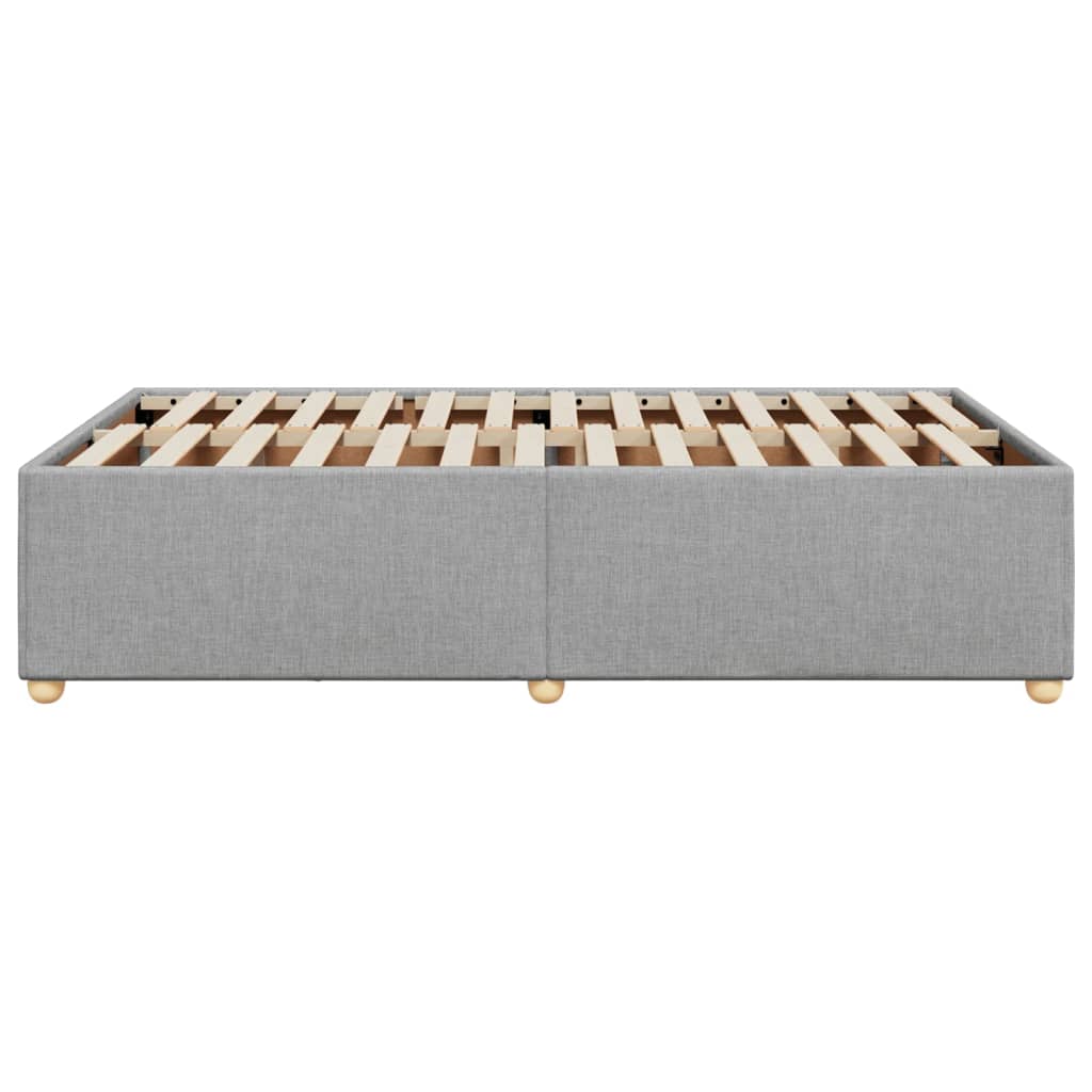 Bedframe stof lichtgrijs 120x190 cm