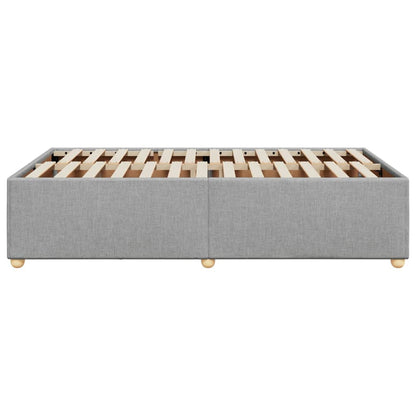 Bedframe stof lichtgrijs 120x190 cm