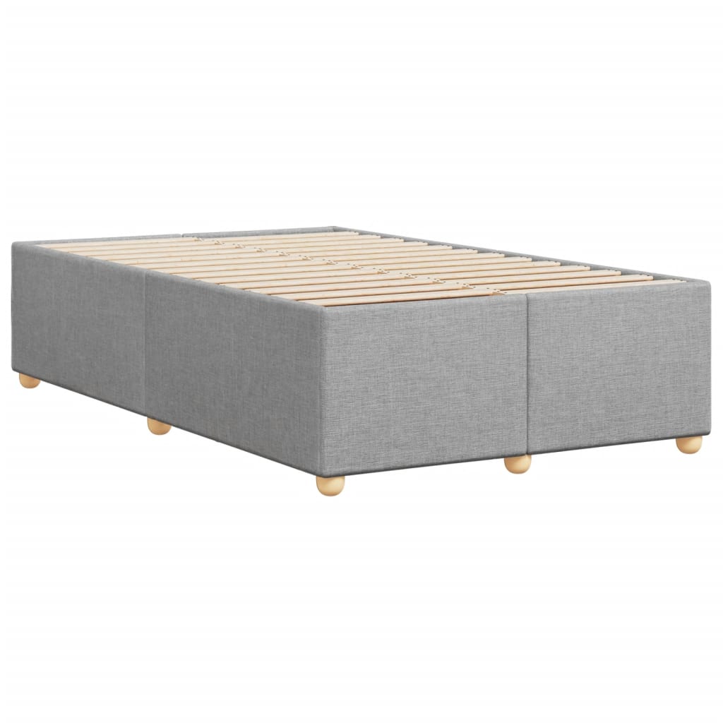 Bedframe stof lichtgrijs 120x190 cm