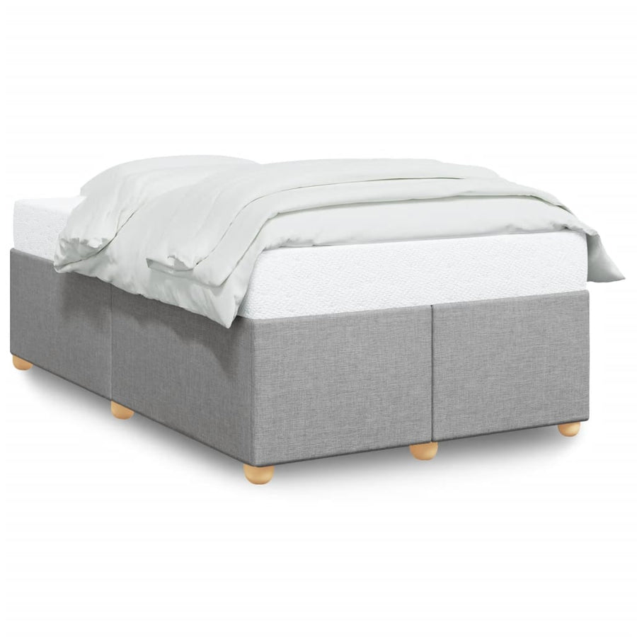 Bedframe stof lichtgrijs 120x190 cm