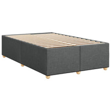 Bedframe stof donkergrijs 120x190 cm