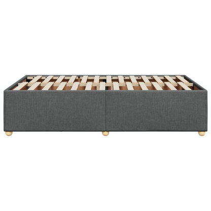 Bedframe stof donkergrijs 120x190 cm