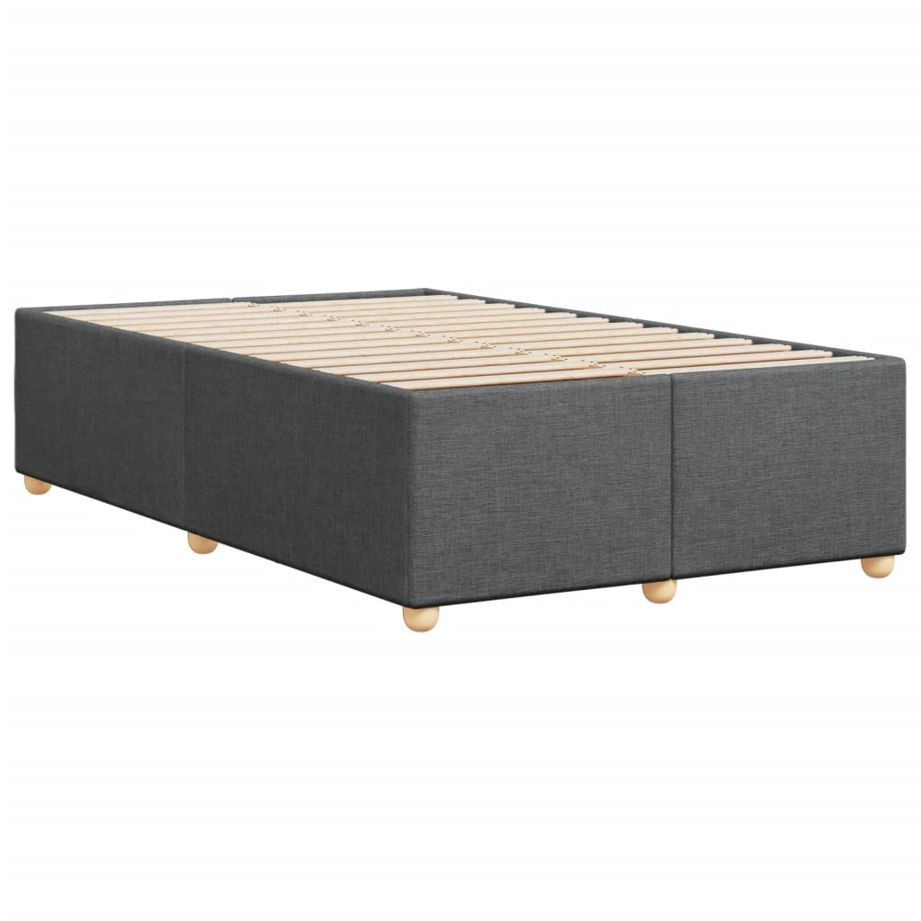 Bedframe stof donkergrijs 120x190 cm