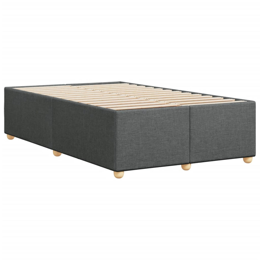 Bedframe stof donkergrijs 120x190 cm