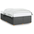 Bedframe 120x190 cm stof donkergrijs