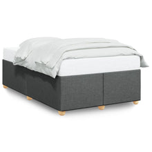 Bedframe stof donkergrijs 120x190 cm