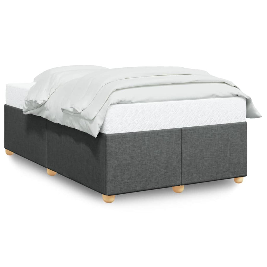 Bedframe stof donkergrijs 120x190 cm
