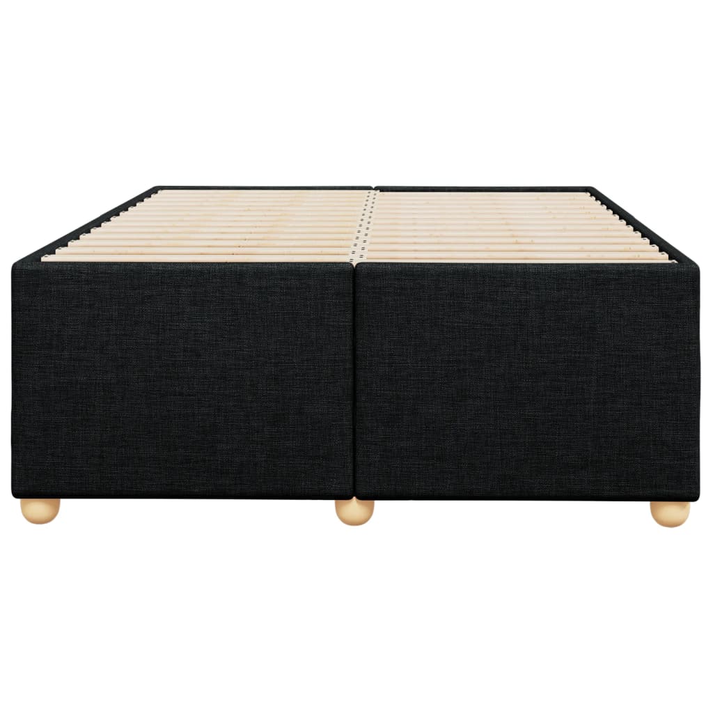 Bedframe stof zwart 120x190 cm