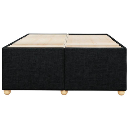 Bedframe stof zwart 120x190 cm