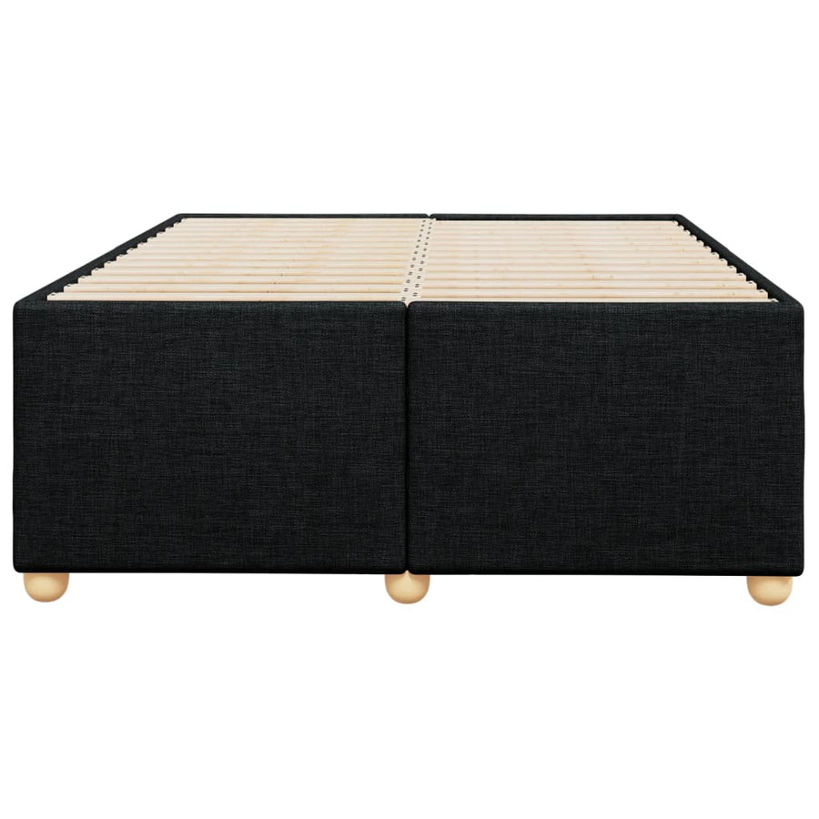 Bedframe stof zwart 120x190 cm