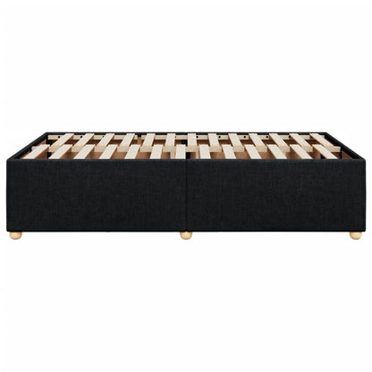 Bedframe stof zwart 120x190 cm