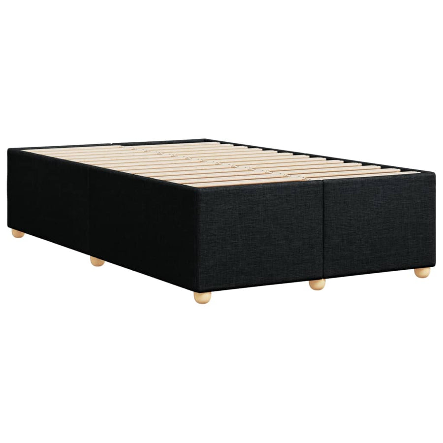 Bedframe stof zwart 120x190 cm
