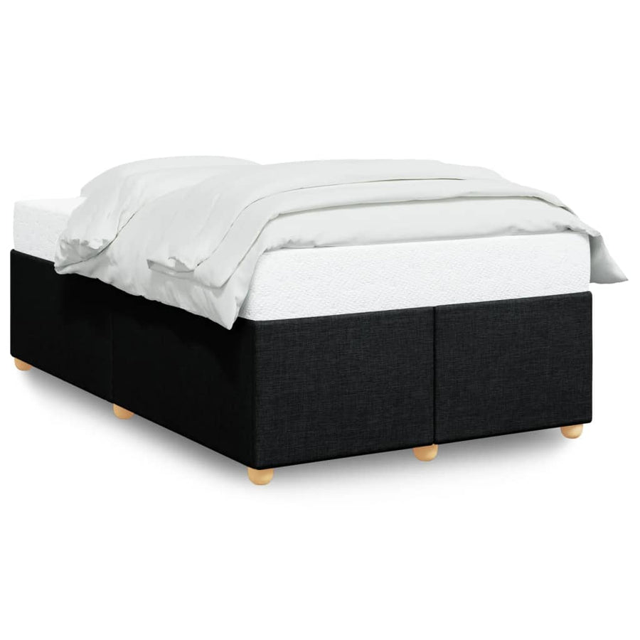 Bedframe stof zwart 120x190 cm