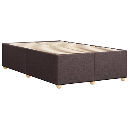 Bedframe stof donkerbruin 120x190 cm