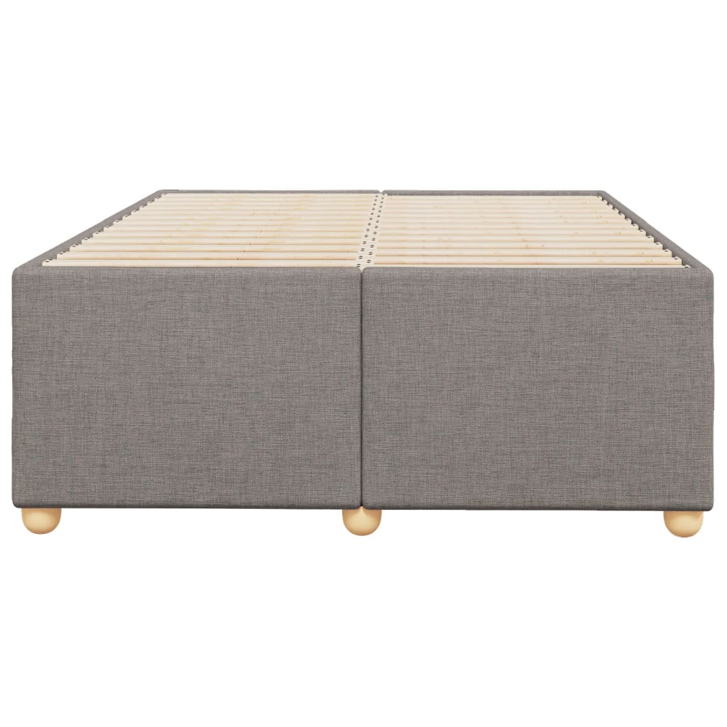Bedframe stof taupe 120x190 cm
