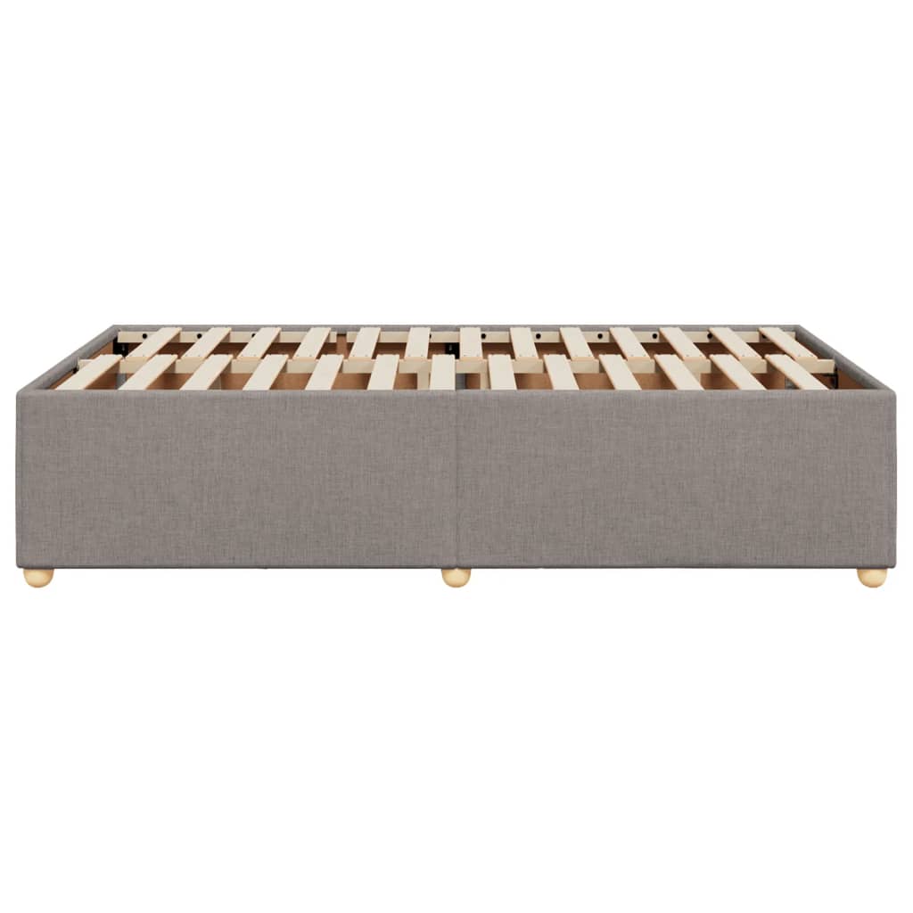 Bedframe stof taupe 120x190 cm