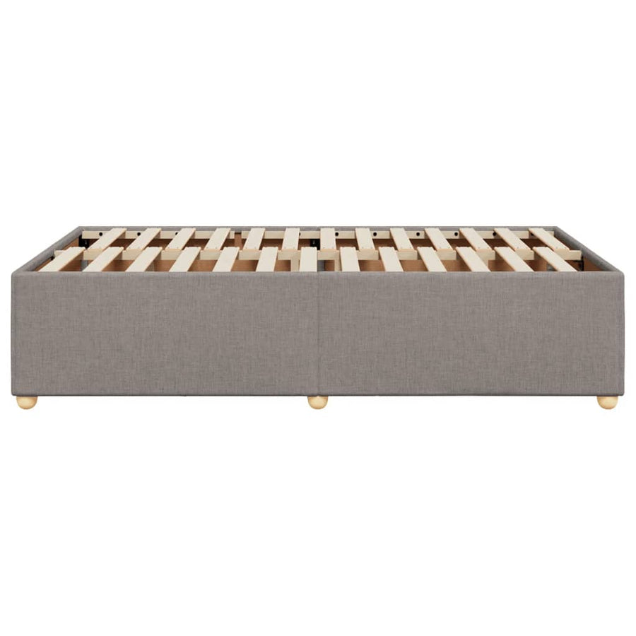 Bedframe stof taupe 120x190 cm