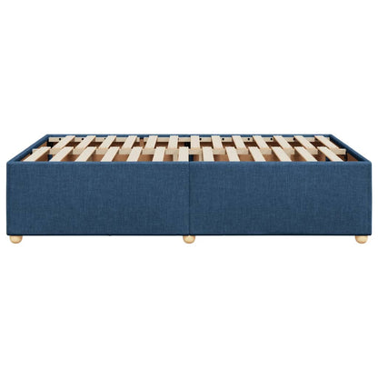 Bedframe stof blauw 120x190 cm