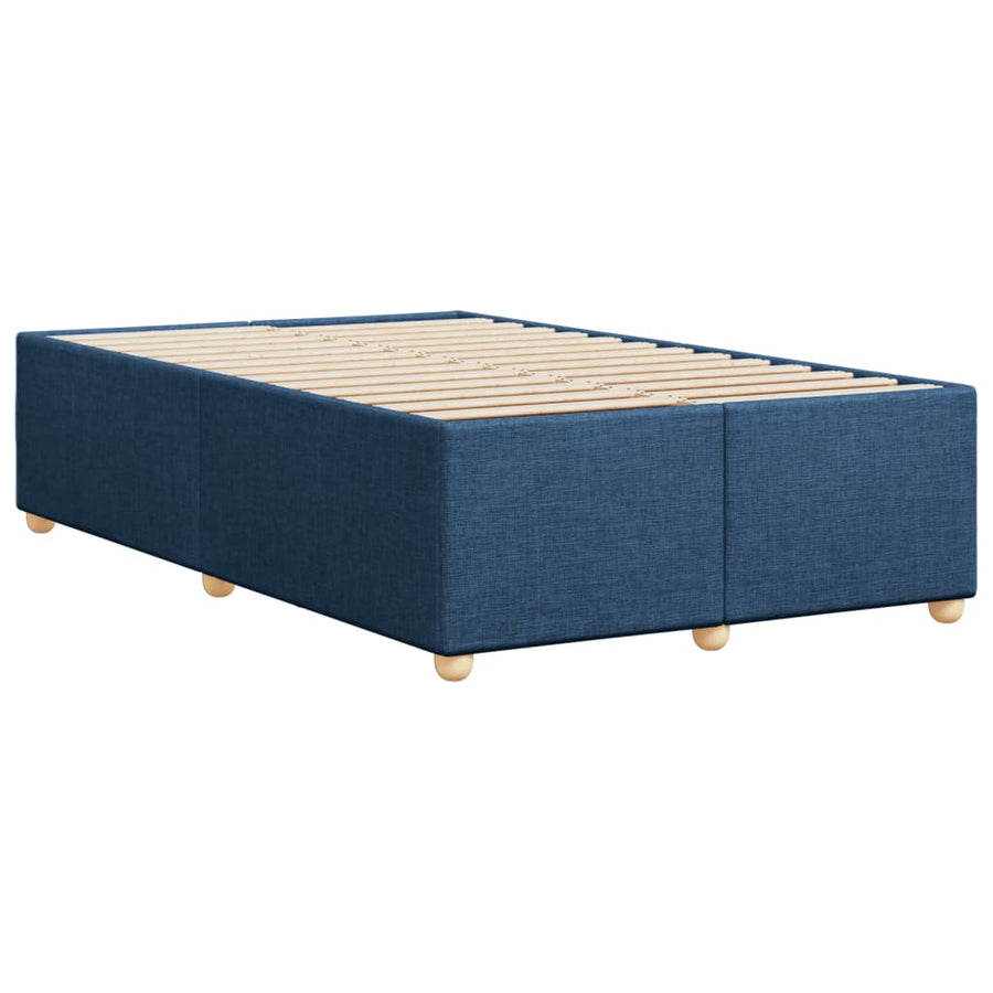 Bedframe stof blauw 120x190 cm