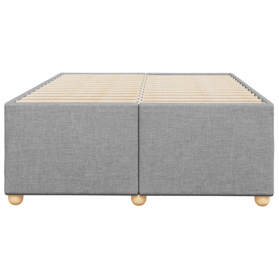 Bedframe stof lichtgrijs 120x200 cm