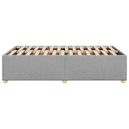 Bedframe stof lichtgrijs 120x200 cm