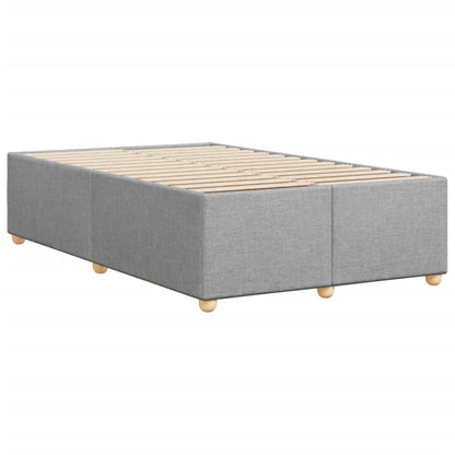 Bedframe stof lichtgrijs 120x200 cm