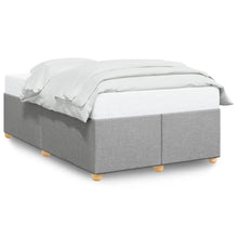 Bedframe stof lichtgrijs 120x200 cm