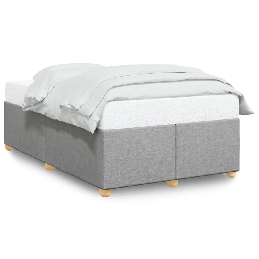 Bedframe stof lichtgrijs 120x200 cm