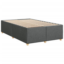 Bedframe stof donkergrijs 120x200 cm