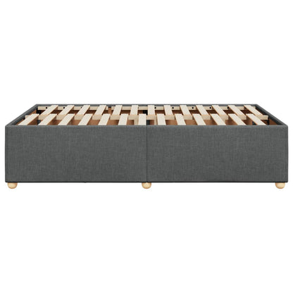 Bedframe stof donkergrijs 120x200 cm