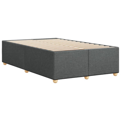 Bedframe stof donkergrijs 120x200 cm