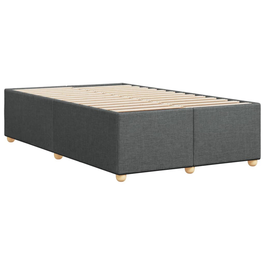 Bedframe stof donkergrijs 120x200 cm