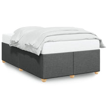 Bedframe stof donkergrijs 120x200 cm