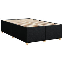 Bedframe stof zwart 120x200 cm