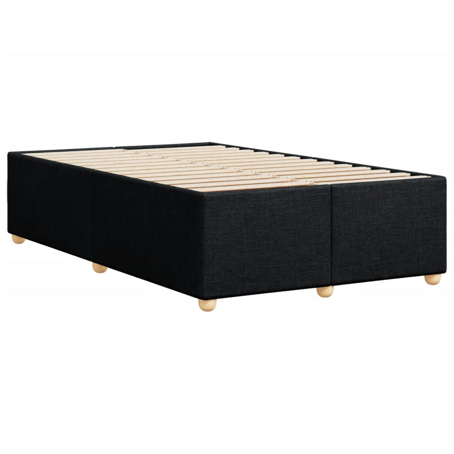 Bedframe stof zwart 120x200 cm