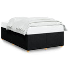 Bedframe 120x200 cm stof zwart