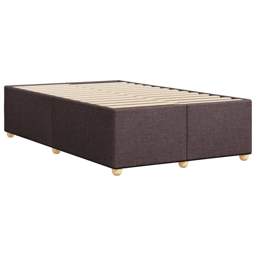 Bedframe stof donkerbruin 120x200 cm