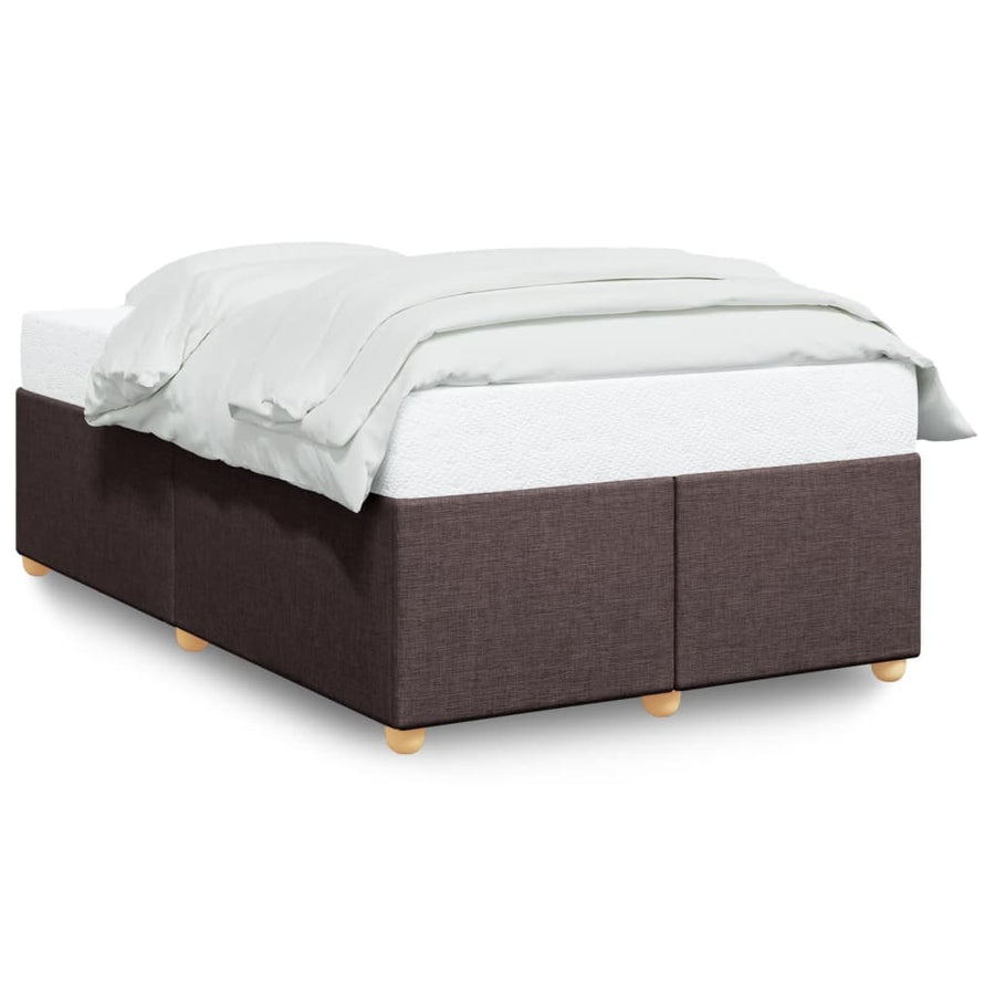 Bedframe stof donkerbruin 120x200 cm