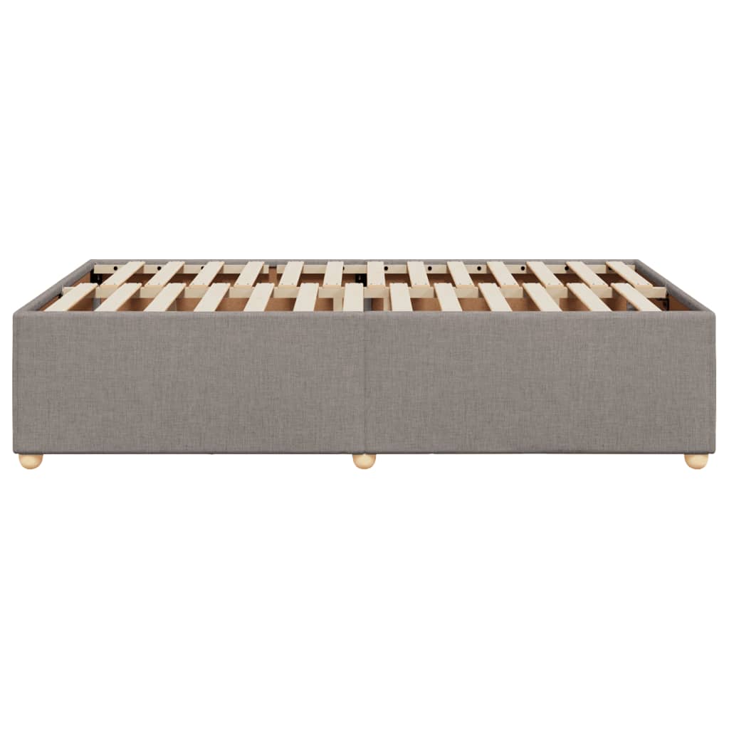 Bedframe stof taupe 120x200 cm