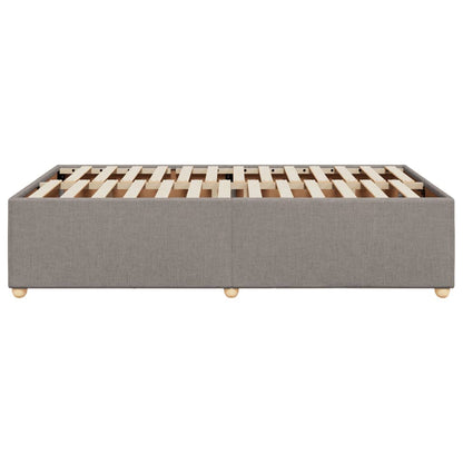 Bedframe stof taupe 120x200 cm