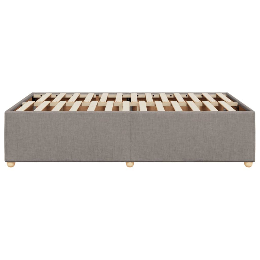 Bedframe stof taupe 120x200 cm